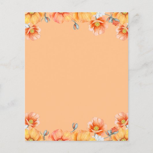 Budget Pumpkins Fall Wedding Invitation (Achterkant)