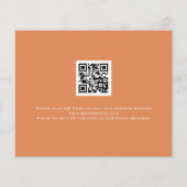 Budget Pumpkins Florals QR Fall Weduwen Save Date (Achterkant)