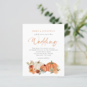 Budget Pumpkins Herfst Florals Wedding (Staand voorkant)