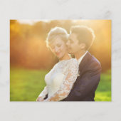 Budget Pumpkins Sage Foto Weddenschap Bedankt (Achterkant)