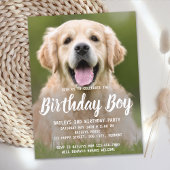 Budget Puppy Dog Birthday Party Pet Photo Invite
