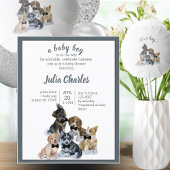 Budget Puppy Hondenthema Schattige Baby shower