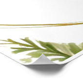 Budget Purple Florals Bridgerton Bridal Shower Poster (Hoek)