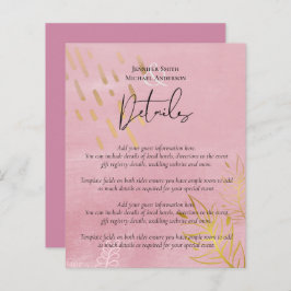 BUDGET Pusty Pink Gold Weddenschap