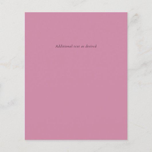 BUDGET Pusty Pink Gold Weddenschap (Achterkant)