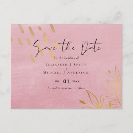 BUDGET Pusty Pink Gold Weddenschap Briefkaart