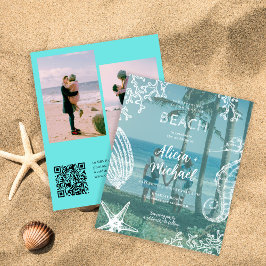 Budget QR CODE 3 foto zomer strand bruiloft
