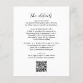 BUDGET QR-code Alles in één elegante stijlvolle br (Achterkant)