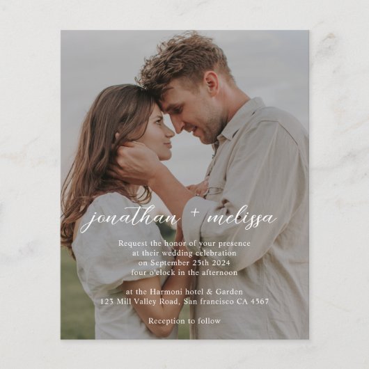 BUDGET QR-code Alles in één elegante stijlvolle br (Voorkant)