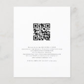 Budget QR Code Berichten over de leg (Achterkant)