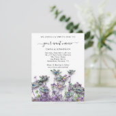 Budget QR CODE Bloemrijke Weide Paars  (Staand voorkant)