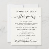 Budget QR Code Cream Wedding ReceptIon Uitnodiging (Voorkant)