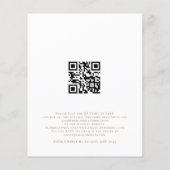 Budget QR Code Eucalyptus Gold Weddenschap (Achterkant)