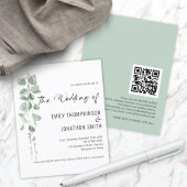Budget QR Code Eucalyptus Script Weddenschap Uitno