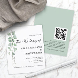 Budget QR Code Eucalyptus Script Weddenschap Uitno