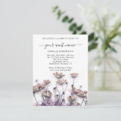 Budget QR CODE Floral Meadow Roos Glitter (Staand voorkant)