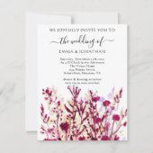 Budget QR CODE Floral Meadow White Marsala Gold (Voorkant)