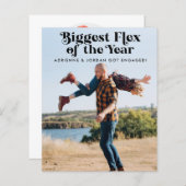 Budget QR Code Funny Photo Verloving (Voorkant / Achterkant)