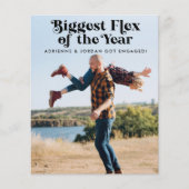 Budget QR Code Funny Photo Verloving (Voorkant)