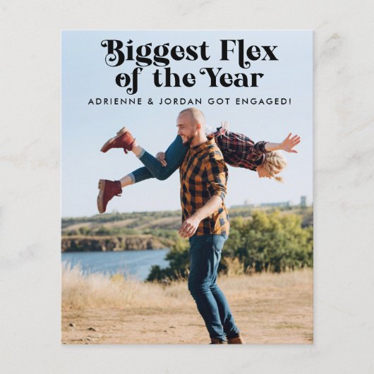 Budget QR Code Funny Photo Verloving (Voorkant)