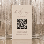 Budget QR Code Minimalist RSVP Weduwwebsite Informatiekaartje<br><div class="desc">Verhoog uw huwelijksplanning met onze Simple Modern en Elegant Boho Terracotta Script Typografie QR Code RSVP Wedding Website Minimalistische uitnodiging. Deze uitnodiging is een mix van modern gemak en tijdloze elegantie, ontworpen om uw RSVP-proces te vereenvoudigen. Het minimalistische ontwerp met boho terracotta accenten creëer is een chique en verfijnde esthetiek....</div>