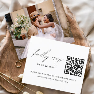 Budget QR Code RSVP Berichten Website