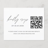 Budget QR Code RSVP Berichten Website (Voorkant)