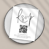 Budget QR-code script bruiloft RSVP
