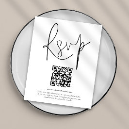 Budget QR-code script bruiloft RSVP