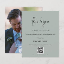 Budget QR Code Script Weddenschap Foto Sage Bedank