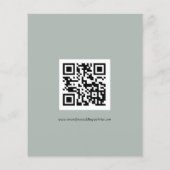 Budget QR Code Script Weddenschap Silvery Sage RSV (Achterkant)