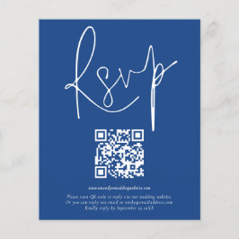 Budget QR Code Script Weduwend Blue RSVP