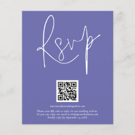 Budget QR Code Script Weduwend Blue RSVP