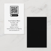Budget QR-code Visitekaartjes (Voorkant / Achterkant)