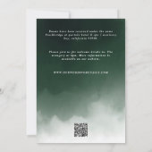 Budget QR code Waterverf Eucalyptus botanical Inv Kaart (Achterkant)