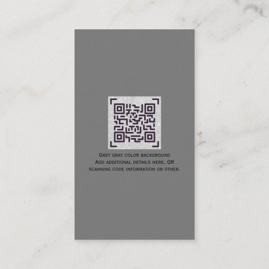Budget QR-code website RSVP hotel huwelijksdetails Informatiekaartje (Achterkant)