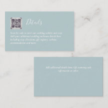 Budget QR-code website RSVP hotel huwelijksdetails