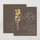 Budget QR Eucalyptus Earthy We Weduwen uit (Voorkant / Achterkant)