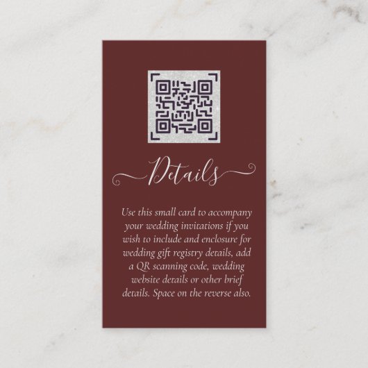 BUDGET QR SCANCODE Evenementdetails Bijlagen   Informatiekaartje (Voorkant)