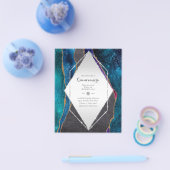BUDGET QUINCEANERA - AGATE Glamour Chic met Glitte Flyer (Enkel)
