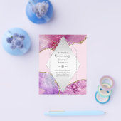 BUDGET QUINCEANERA - AGATE Glamour Chic met Glitte Flyer (Enkel)