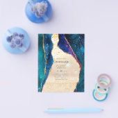 BUDGET QUINCEANERA - AGATE Glamour Chic Sfeervol Flyer (Enkel)