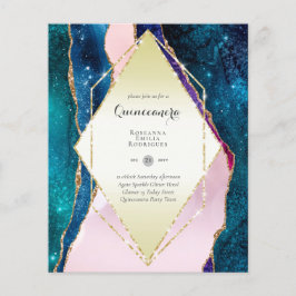 BUDGET QUINCEANERA - AGATE Glitters Glamour Chic Flyer