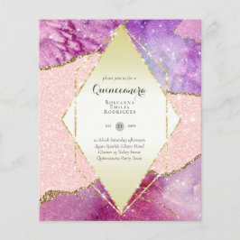 BUDGET QUINCEAÑERA - AGATE Glitters Glamour Chique Flyer