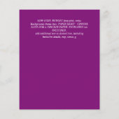 BUDGET QUINCEANERA - AGATE Sparkles Glamor Chic Flyer (Achterkant)