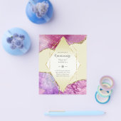 BUDGET QUINCEANERA - AGATE Sparkles Glamor Chic Flyer (Enkel)