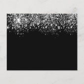 Budget Quinceanera Black Silver behalve datum (Achterkant)