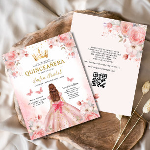 Budget Quinceañera Blush Roze Bloemvlinder