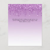 BUDGET Quinceanera Glitter Unicorn Anicorn Winged (Achterkant)