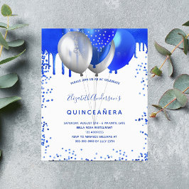 Budget Quinceanera koninklijk blauw